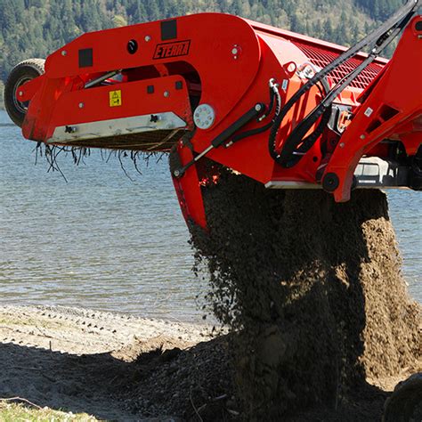 Skid Steer Beach Cleaner Attachment 